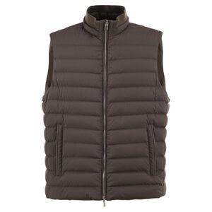 Fedeli Men Reversible Cashmere And Technical Quilted Gilet